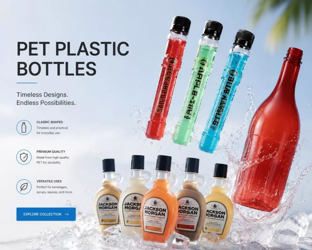 PET plastpudelid