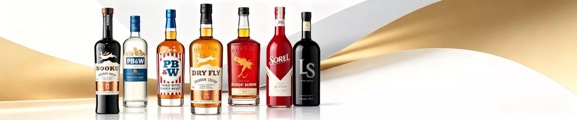 Klaasist alkoholipudelid