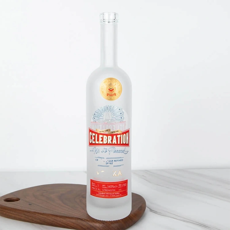 750 ml Arizona ümmargune klaasist piiritusepudel